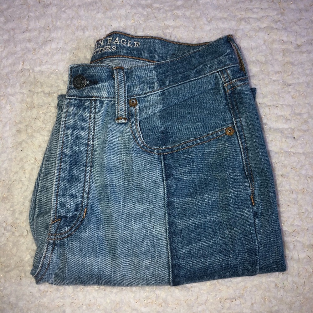 AE two tone jeans